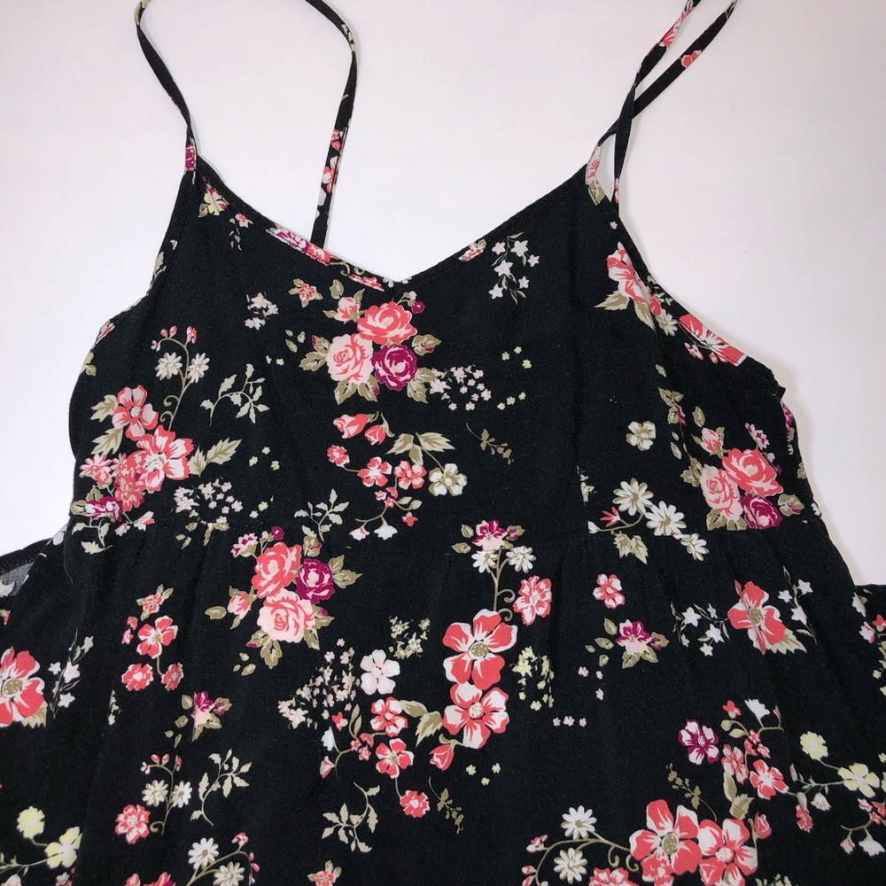 Knee length floral dress